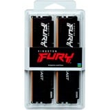 Kingston FURY DIMM 16 GB DDR5-6000 (2x 8 GB) Dual-Kit, Arbeitsspeicher schwarz, KF560C30BBK2-16, Fury Beast, INTEL XMP