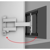 One for all TV-Wandhalterung Drehbar schwarz/weiß