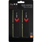 PNY DIMM 32 GB DDR5-6400 (2x 16 GB) Dual-Kit, Arbeitsspeicher schwarz, MD32GK2D5640036XR, XLR8 Gaming EPIC-X, INTEL XMP, AMD EXPO