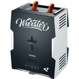 Severin Wurster WT 5005, Elektrogrill schwarz/grau, 2.000 Watt, Würstchengrill