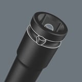 Wera 8790 C Impaktor Deep Set 1, 11-teilig, Steckschlüssel schwarz, 1/2", in textiler Box