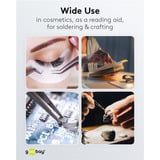 goobay LED-Klemm-Lupenleuchte 10W, LED-Leuchte schwarz