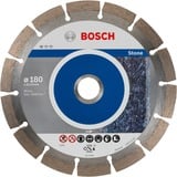 Bosch Professional Diamanttrennscheibe Standard for Stone, Ø 180mm 10 Stück, Bohrung 22,23mm