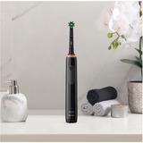 Braun Oral-B Pro 3 3900 Black Edition, Elektrische Zahnbürste schwarz, inkl. 2. Handstück