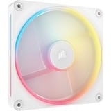 Corsair iCUE LINK LX140-R RGB PWM Reverse, Gehäuselüfter weiß, 2er Pack, 140 mm