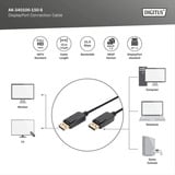 Digitus DisplayPort Anschlusskabel, Full HD 1080p schwarz, 15 Meter