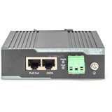 Digitus Industrieller G Ethernet PoE+ Injektor 60 W, PoE-Injektor grau