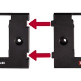 EINHELL Power X-Change Akku-Wandhalterung schwarz, 2 Stück