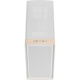 Fractal Design Summit Chalk White Solid, Tower-Gehäuse weiß/holz