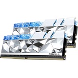 G.Skill DIMM 16 GB DDR4-3600 (2x 8 GB) Dual-Kit, Arbeitsspeicher silber, F4-3600C16D-16GTESC, Trident Z Royal Elite, INTEL XMP