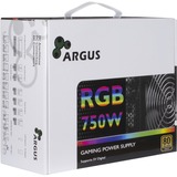 Inter-Tech Argus RGB-750W CM II, PC-Netzteil schwarz, 4x PCIe, 750 Watt