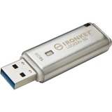 Kingston IronKey Locker+ 50 16 GB, USB-Stick aluminium, USB-A 3.2 Gen 1