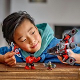 LEGO 76292 Marvel Super Heroes Showdown zwischen Captain America und Red Hulk, Konstruktionsspielzeug 