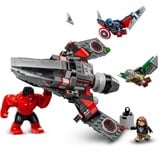 LEGO 76292 Marvel Super Heroes Showdown zwischen Captain America und Red Hulk, Konstruktionsspielzeug 
