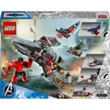 LEGO 76292 Marvel Super Heroes Showdown zwischen Captain America und Red Hulk, Konstruktionsspielzeug 