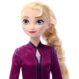 Mattel Disney Die Eiskönigin Elsa-Modepuppe und Eisbärenjunges-Figur mit 4 Pflegezubehörteilen