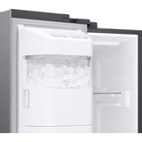 SAMSUNG RH68B8820S9/EG, Side-by-Side edelstahl/silber, Food Showcase Tür, Smart Conversion, Festwasseranschluss