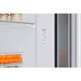 SAMSUNG RH68B8820S9/EG, Side-by-Side edelstahl/silber, Food Showcase Tür, Smart Conversion, Festwasseranschluss