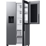 SAMSUNG RH68B8820S9/EG, Side-by-Side edelstahl/silber, Food Showcase Tür, Smart Conversion, Festwasseranschluss
