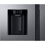 SAMSUNG RH68B8820S9/EG, Side-by-Side edelstahl/silber, Food Showcase Tür, Smart Conversion, Festwasseranschluss