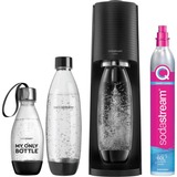 SodaStream Terra Vorteilspack, Wassersprudler schwarz