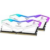 Team Group DIMM 32 GB DDR5-7600 (2x 16 GB) Dual-Kit, Arbeitsspeicher weiß, FF4D532G7600HC36DDC01, Delta RGB, INTEL XMP