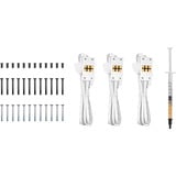 Thermaltake SWAFAN 140 EX INFINITY, Gehäuselüfter weiß, 3er-Pack, 144 mm