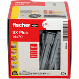 fischer Spreizdübel SX Plus 14x70 hellgrau, 20 Stück