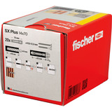 fischer Spreizdübel SX Plus 14x70 hellgrau, 20 Stück