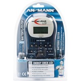Ansmann Testgerät Energy Check LCD, Messgerät blau/weiß
