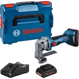 Bosch Akku-Blechschere GSC 18V-16 E Professional, 18Volt blau/schwarz, 2x Akku ProCORE18V 4,0Ah, in L-BOXX