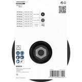 Bosch Professional PRO Backing Pad, Gummi-Schleifteller Ø 125mm schwarz, weich, für Winkelschleifer