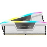 Corsair DIMM 32 GB DDR5-5600 (2x 16 GB) Dual-Kit, Arbeitsspeicher weiß, CMH32GX5M2B5600C40W, Vengeance RGB, INTEL XMP