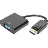 Digitus DisplayPort Adapter / Konverter schwarz, DP Stecker > VGA Buchse