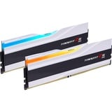G.Skill DIMM 96 GB DDR5-6400 (2x 48 GB) Dual-Kit, Arbeitsspeicher weiß, F5-6400J3239F48GX2-TZ5RW, Trident Z5 RGB, INTEL XMP