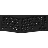 Keychron Q8 Barebone ISO, Gaming-Tastatur schwarz, Alice Layout, Hot-Swap, Aluminiumrahmen, RGB
