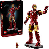 LEGO 76344 Marvel Iron Man Mark 3 Sammleredition, Konstruktionsspielzeug 