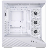 Lian Li Vector V100 , Tower-Gehäuse weiß, Tempered Glass x 2