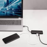 Lindy USB-C Mini Dockingstation schwarz, DST-Mini, USB-C, 4K, 100W Pass-Through