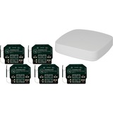 Rademacher Multibundle Rohrmotoraktor + Bridge 5x Rohrmotor-Aktor 9471-1, 1x Start2Smart Bridge