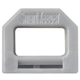 SMARTKEEPER ESSENTIAL USB-B Port Lock (BL04) + Lock Key Mini (U04), Einsteckschloss Farbcode Grau, 4 Stück + 1 Schlüssel