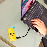 SanDisk Fortnite Portable SSD - Peely Edition 2 TB, Externe SSD gelb, USB-C 3.2 Gen 2 (10 Gbit/s)