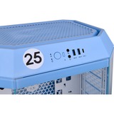 Thermaltake The Tower 300 Hydrangea Blue, Tower-Gehäuse hellblau, Tempered Glass