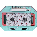 Thermaltake View 600 TG Mint Strawberry, Big-Tower-Gehäuse mint/beere, Tempered Glass