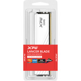 ADATA DIMM 32 GB DDR5-6000, Arbeitsspeicher weiß, AX5U6000C2832G-SLABRWH, XPG Lancer Blade RGB