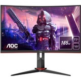 AOC C27G2U/BK, Gaming-Monitor 69 cm(27 Zoll), schwarz/rot, FullHD, AMD Free-Sync, 165 Hz, 165Hz Panel