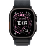 Apple Watch Ultra 3, Smartwatch schwarz, 49 mm, Alpine Loop schwarz M, Titangehäuse, Cellular