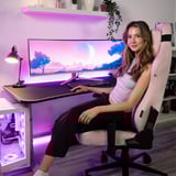 Arozzi Nova 49TUW165, Gaming-Monitor 124.5 cm (49 Zoll), pink, UWQHD, VA, Curved, HDMI, DP, USB-C, USB-Hub, 165Hz Panel