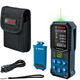 Bosch ProWeekend GLM 50-27 CG, Entfernungsmesser blau/schwarz, Li-Ion-Akku 3,7V 1Ah, Reichweite 50m, grüne Laserlinie
