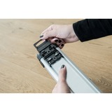 Brennenstuhl Premium-Alu-Line Steckdosenleiste 6-fach schwarz/silber, 3 Meter, mit Sicherheitsschalter